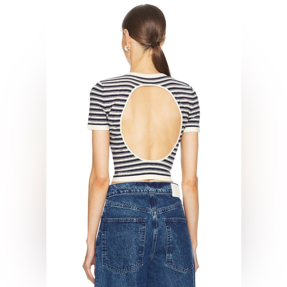 Striped Open-Back Women's Top REVOLVE GRLFRND
